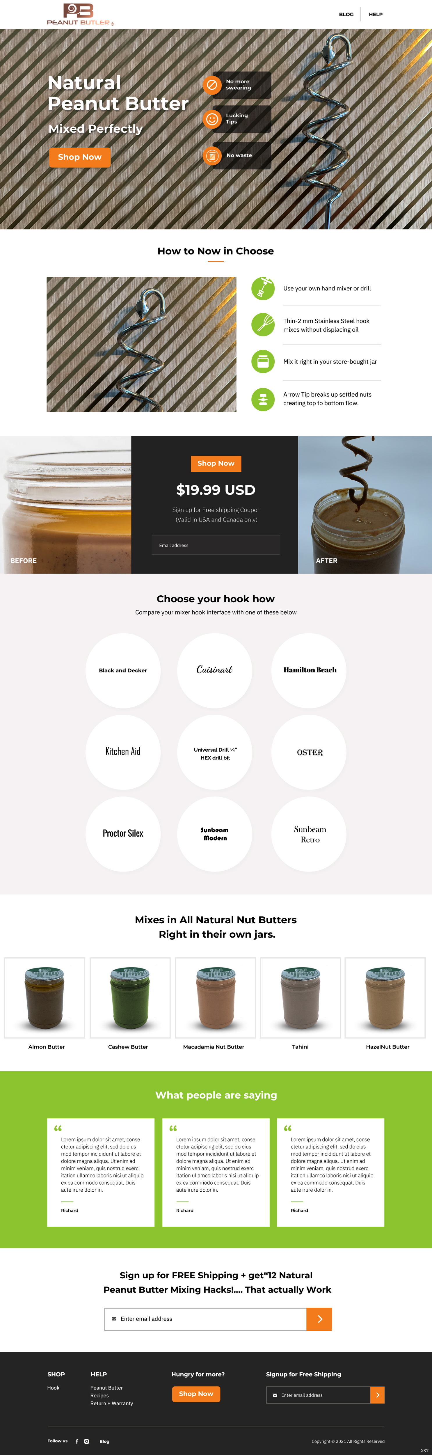 Web Design by pb for The Peanut Butler | Design #26533172