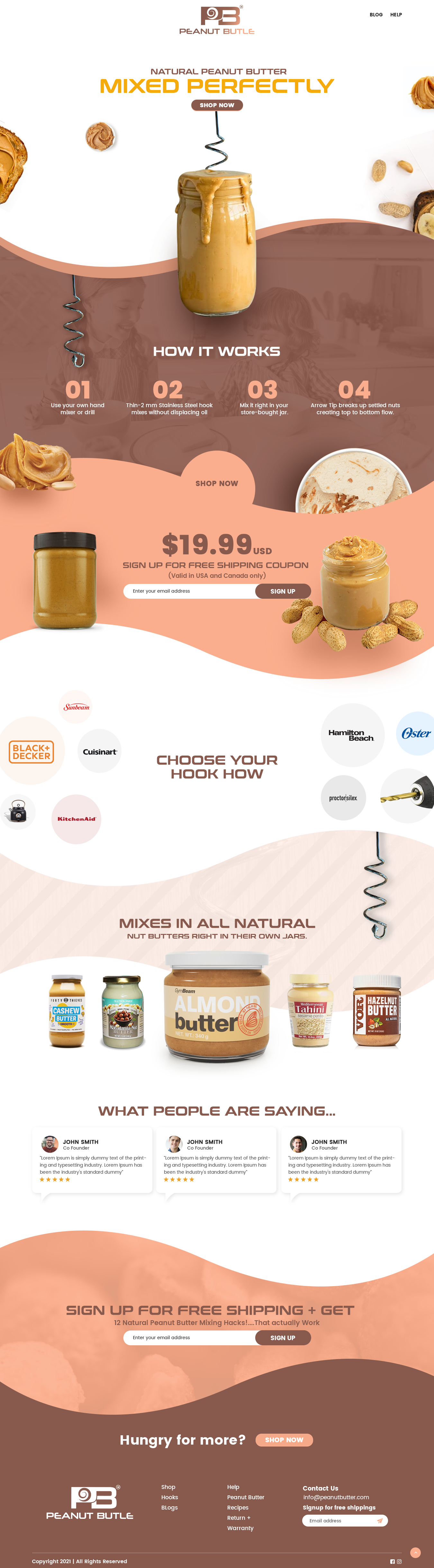 Web Design par nzdesigners pour The Peanut Butler | Design #26556735