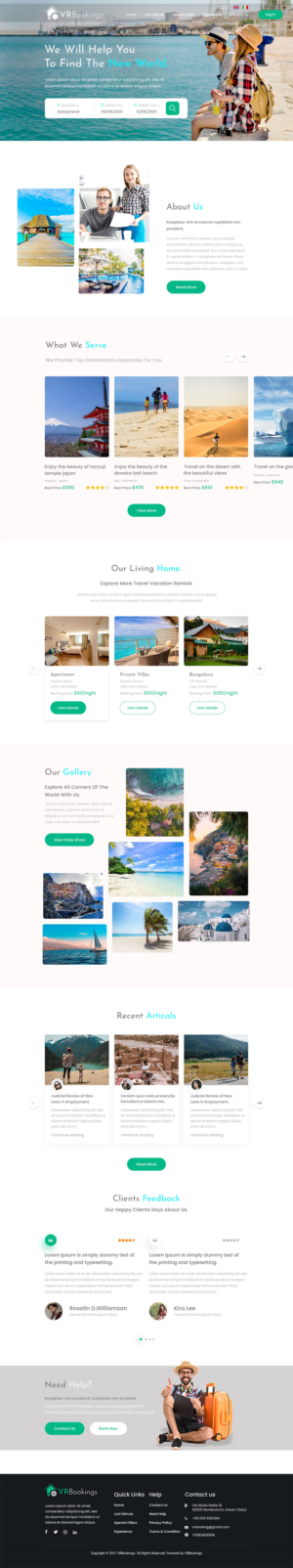 Web Design by prabir 3 for Trading Estate Service S.r.l. | Design #26533399