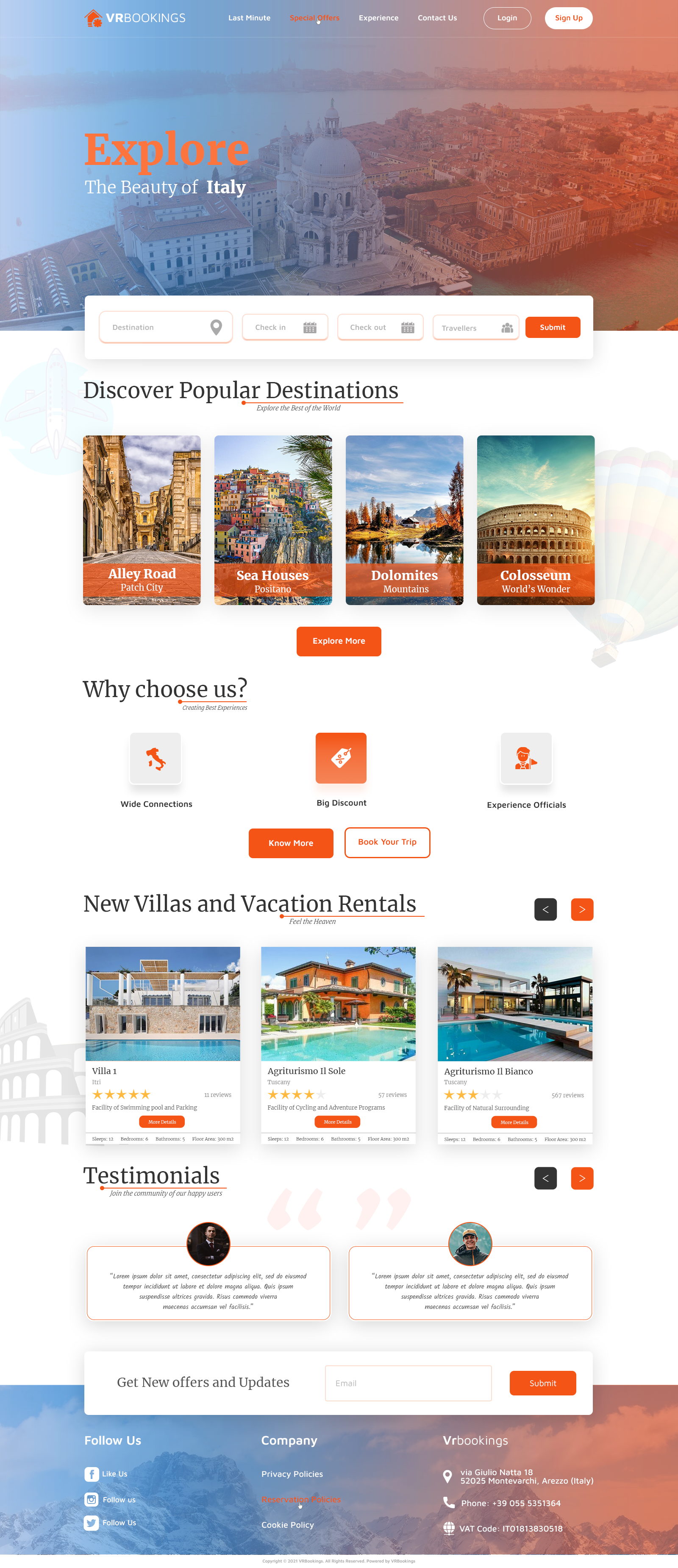 Web Design by Creative Air for Trading Estate Service S.r.l. | Design #26531769