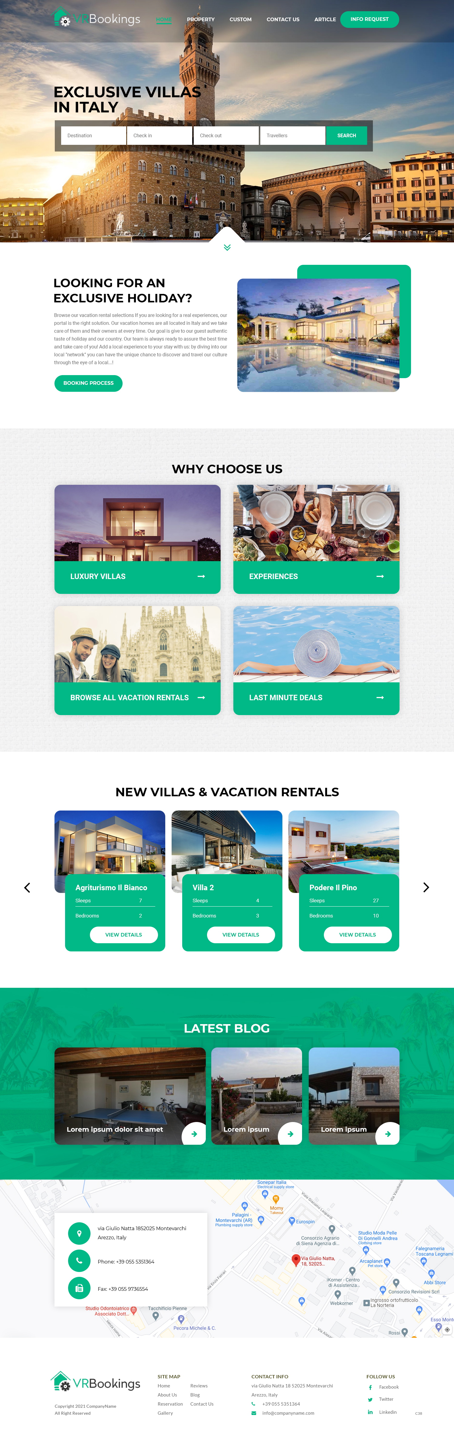 Web Design by pb for Trading Estate Service S.r.l. | Design #26519246