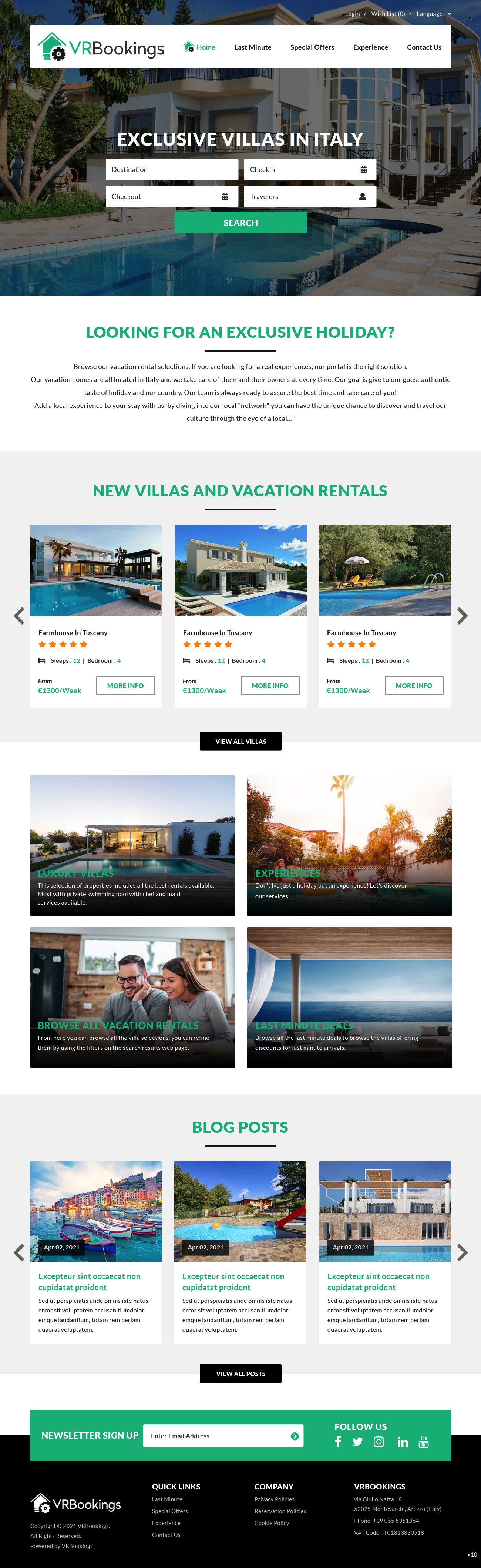 Web Design by pb for Trading Estate Service S.r.l. | Design #26519250