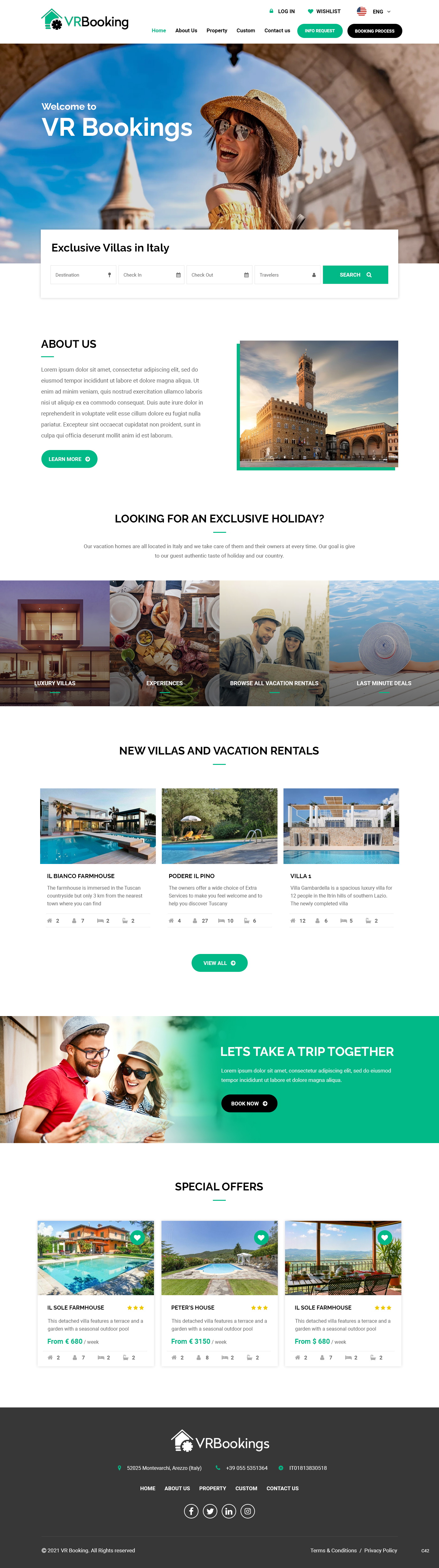 Web Design by pb for Trading Estate Service S.r.l. | Design #26519251