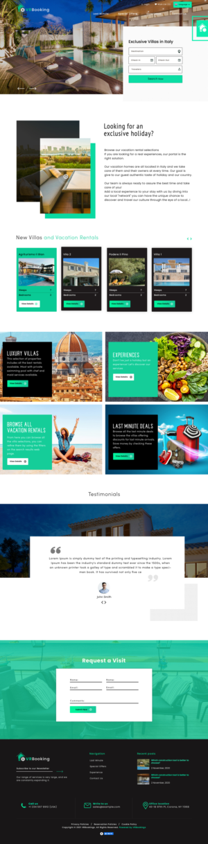 Web Design by sai.designer87 for Trading Estate Service S.r.l. | Design: #26538592