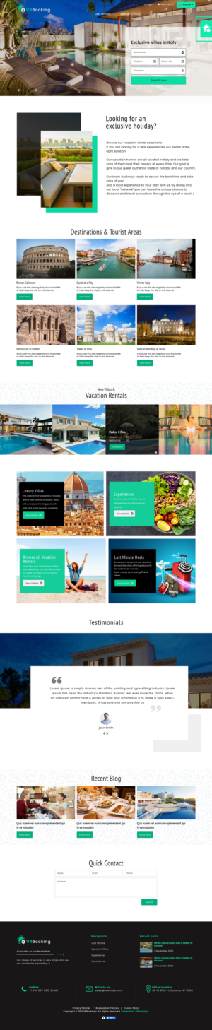 Web Design by sai.designer87 for Trading Estate Service S.r.l. | Design: #26543978