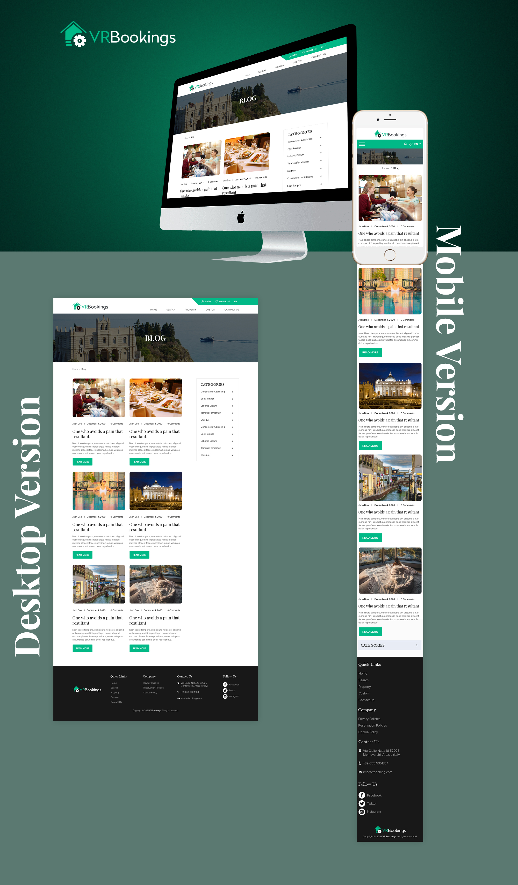 Web Design by sai.designer87 for Trading Estate Service S.r.l. | Design #26577943