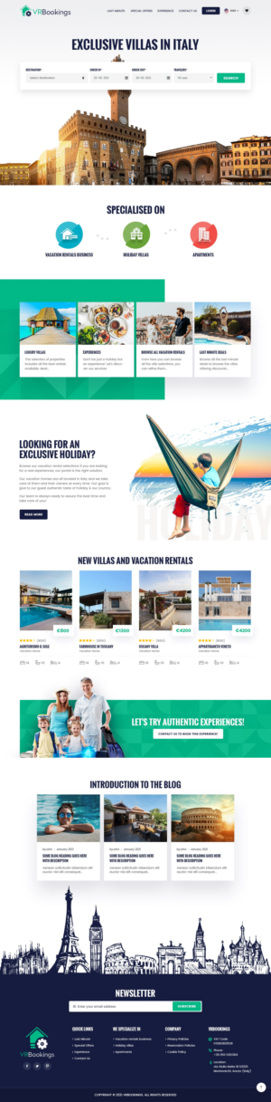 Web Design by syrwebdevelopment for Trading Estate Service S.r.l. | Design #26557032