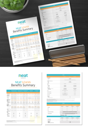Neat Loans Benefits Summary | Diseño Gráfico por ZeneFashions