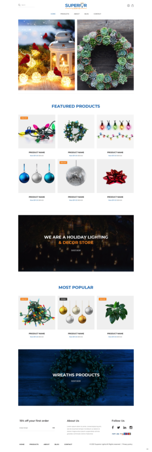 Shopify Design by pb for this project | Design: #26519181