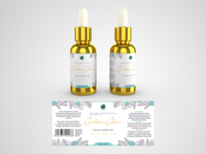 Clare Botanical Products label packaging for my skin and hair line | Design Emballage par Priyo Subarkah