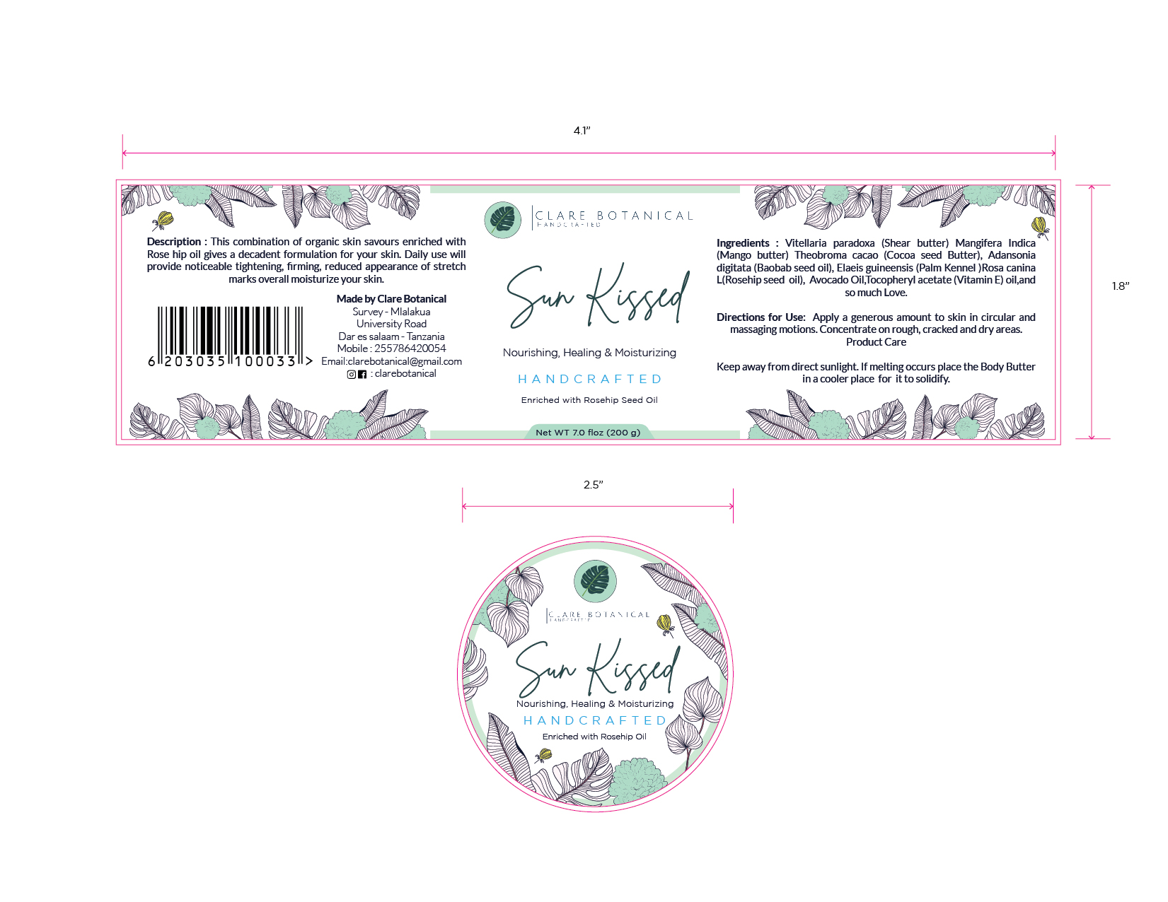 Verpackungs-Design von Priyo Subarkah für Clare Haule | Design #26586798