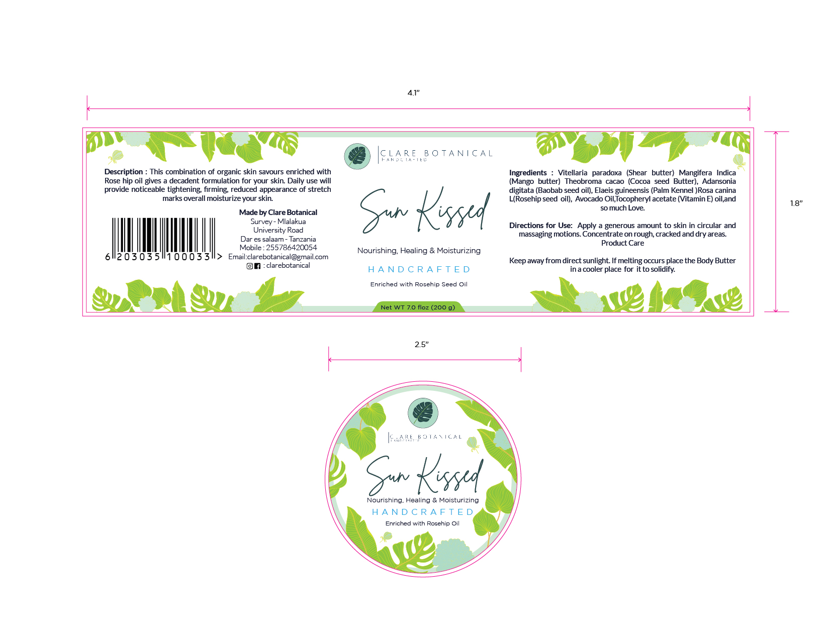 Verpackungs-Design von Priyo Subarkah für Clare Haule | Design #26588343