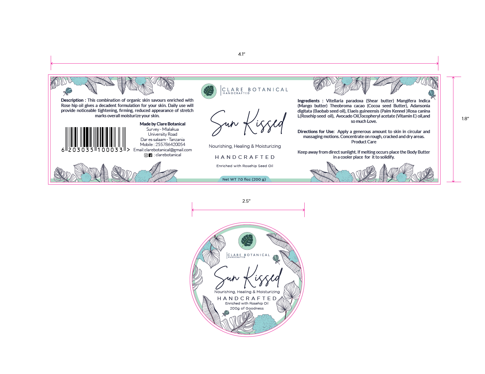 Verpackungs-Design von Priyo Subarkah für Clare Haule | Design #26724693