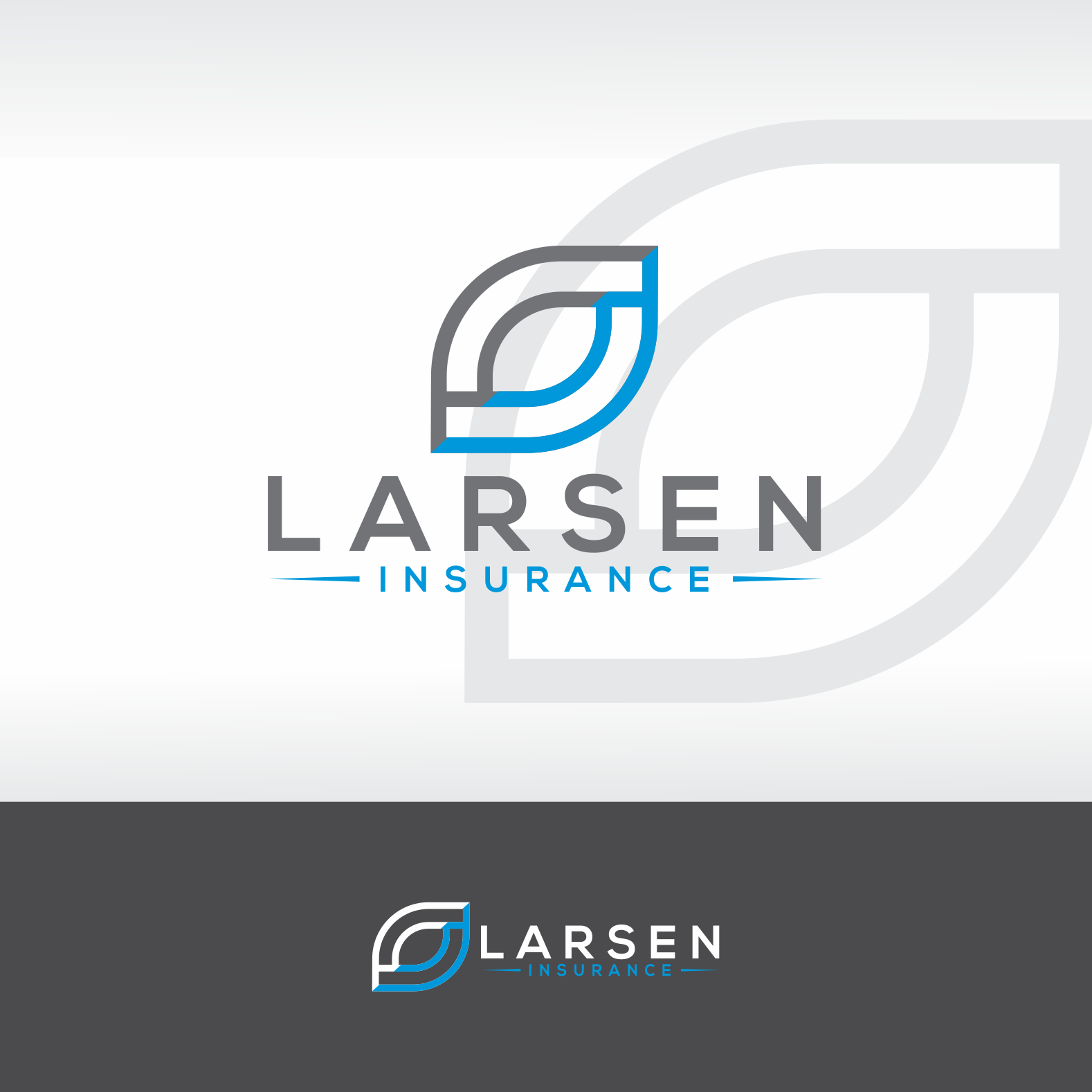 Logo Design by saher khan 2 for Larsen Insurance Group | Design #26519090
