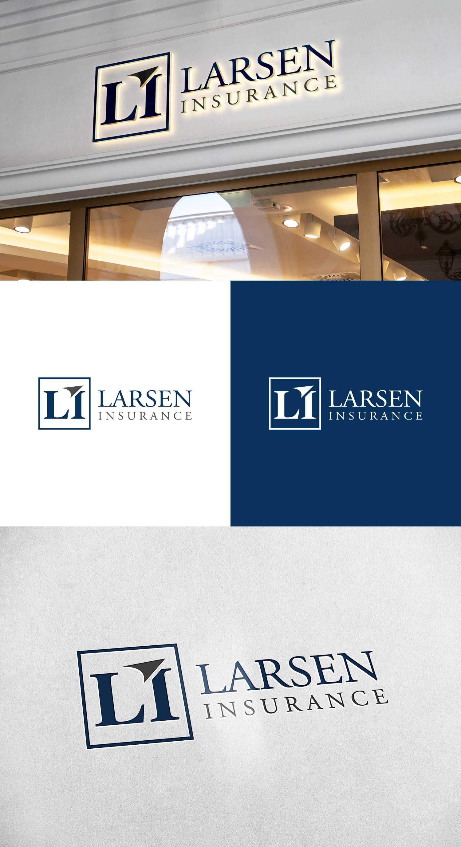 Logo Design by CIG Designer for Larsen Insurance Group | Design #26537615