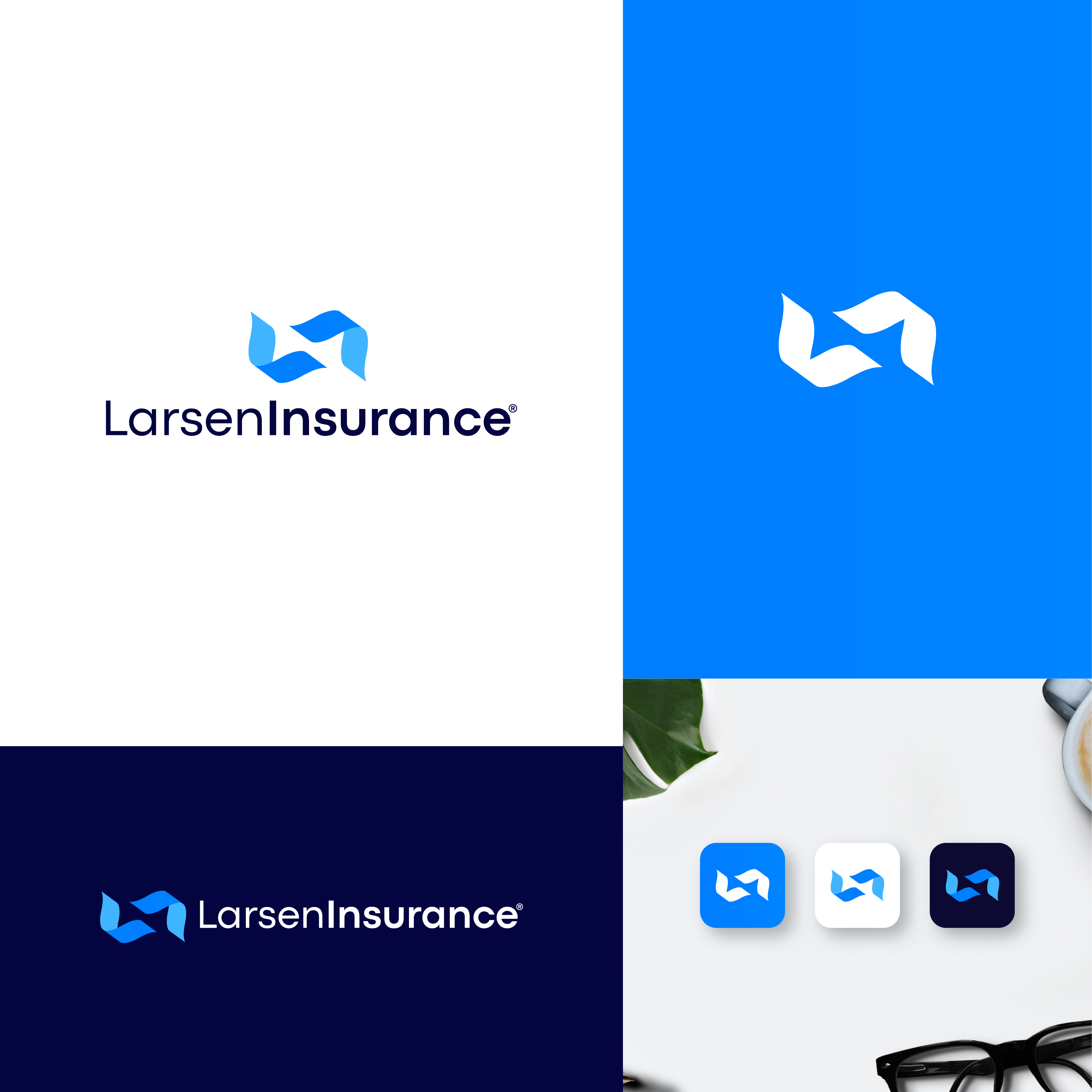 Logo Design by JBalloon Design for Larsen Insurance Group | Design #26545872