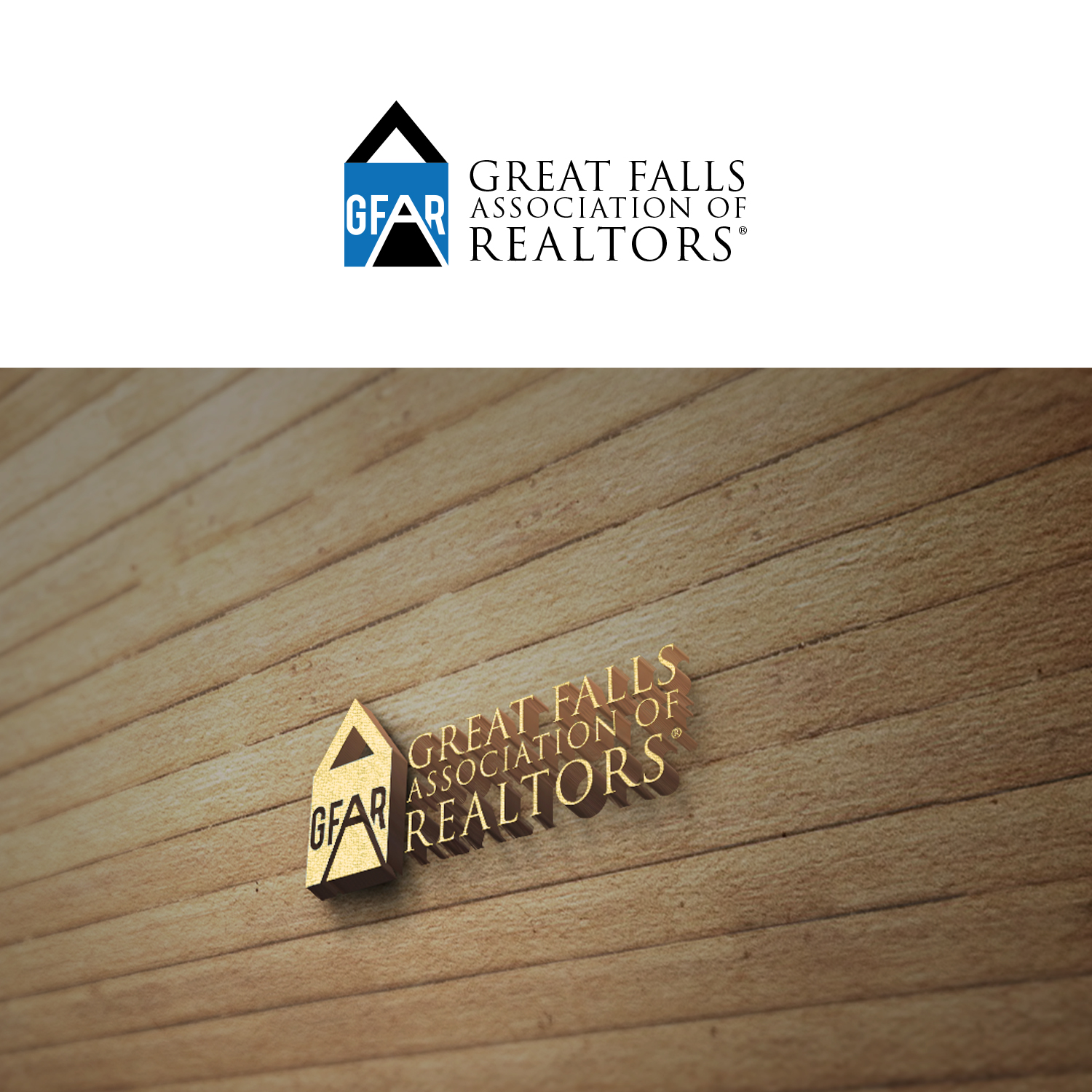 Logo Design by Maxo-Biz for Great Falls Association of Realtors | Design #26518368