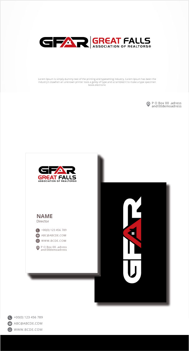 Logo Design by graphicevolution for Great Falls Association of Realtors | Design #26518687
