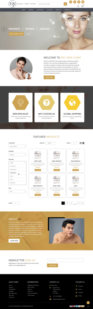 Web Design by pb for this project | Design: #26519234