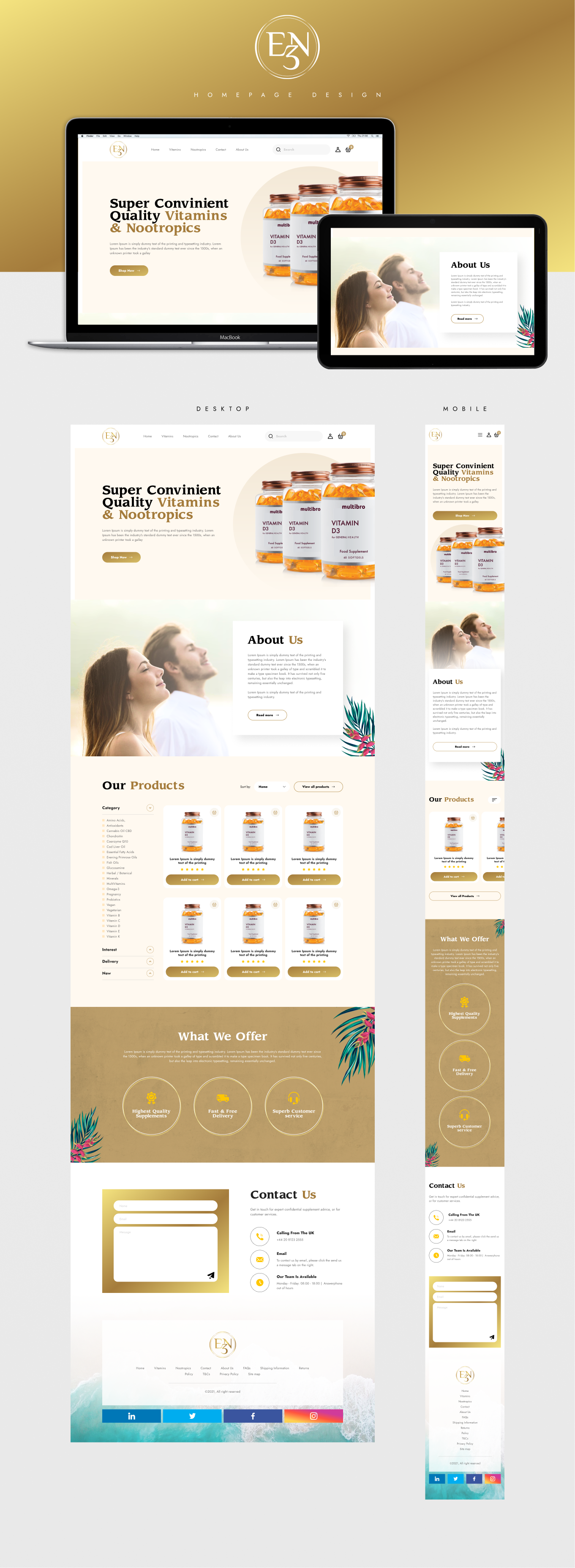 Web Design by Hazan Shaw for this project | Design #26543903