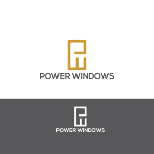 PW   Power Windows (we would like the logo to both include and exclude the full company name) | Diseño de Logo por Jennifer©