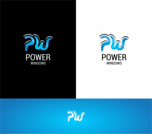 PW   Power Windows (we would like the logo to both include and exclude the full company name) | Logo Design by Sibyle