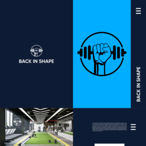 back in shape / back on track | Logo Design by Jroeh_Studio