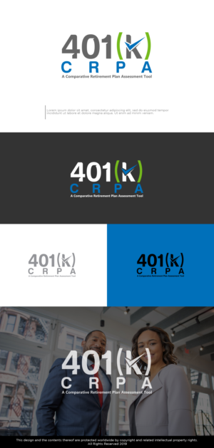 401(k) CRPA     A Comparative Retirement Plan Assessment Tool | Logo-Design von Kim Ji