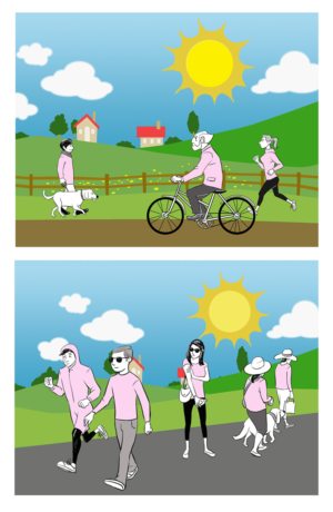 2 illustrations needed for health campaign | Illustration-Design von wanagaran