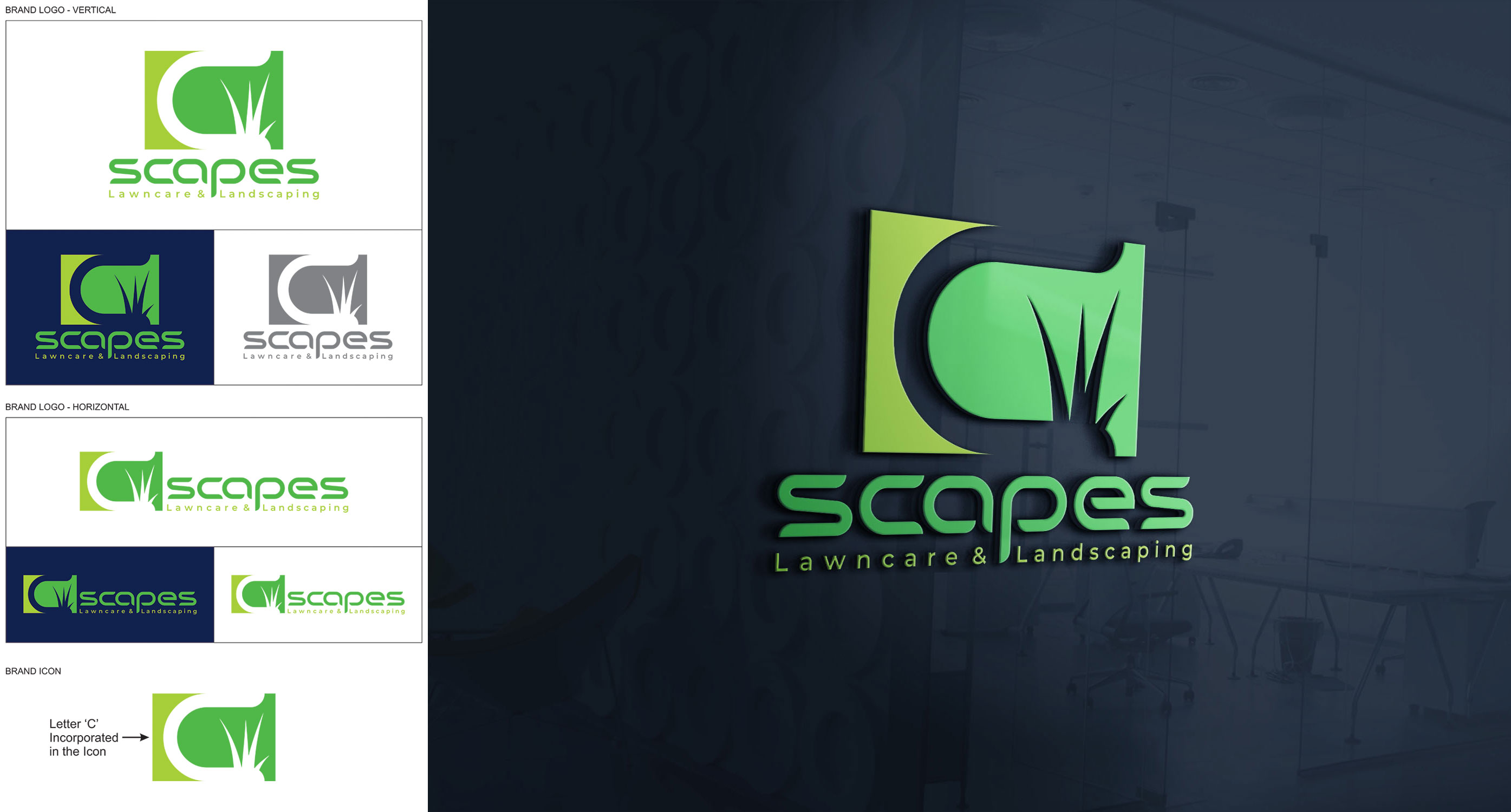 Logo Design by Ramesh  Salunkhe for C Scapes | Design #26584227