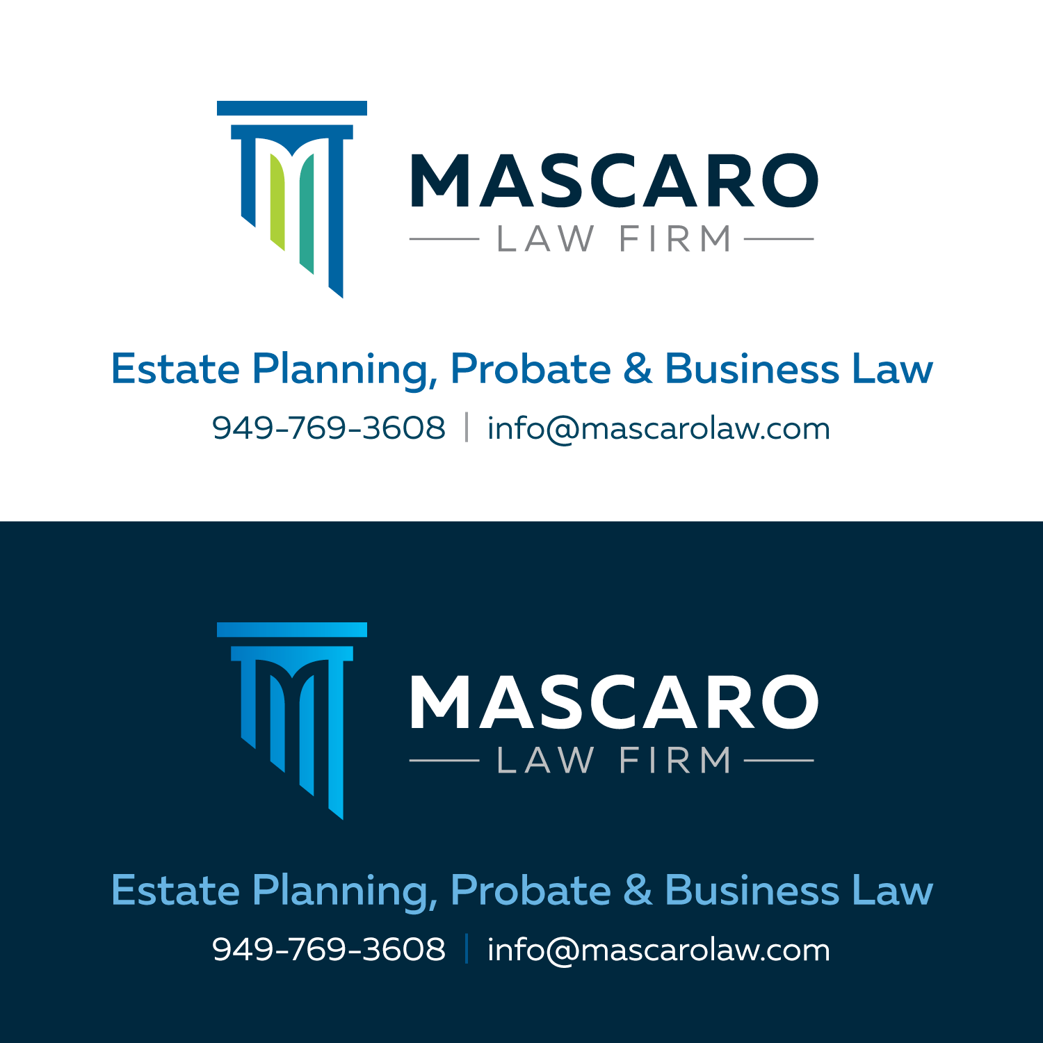 Logo Design by Buckingham for Mascaro Law Firm | Design #26559492