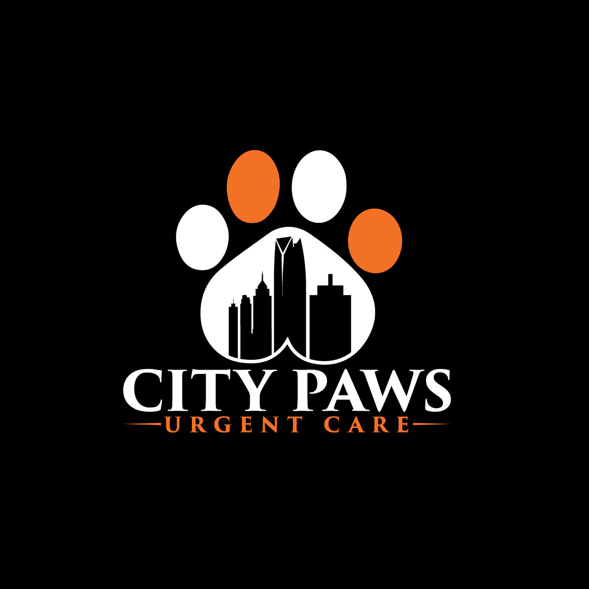 Logo-Design von Jennifer© für City Paws Urgent Care  | Design #26527542