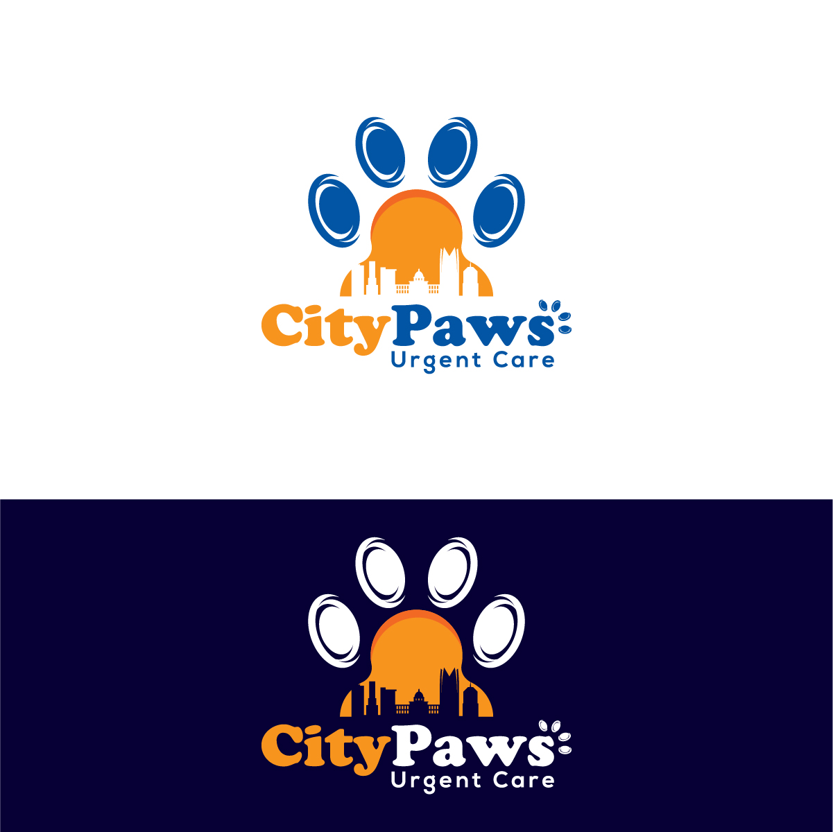 Logo Design by Deziners Zone for City Paws Urgent Care  | Design #26524469
