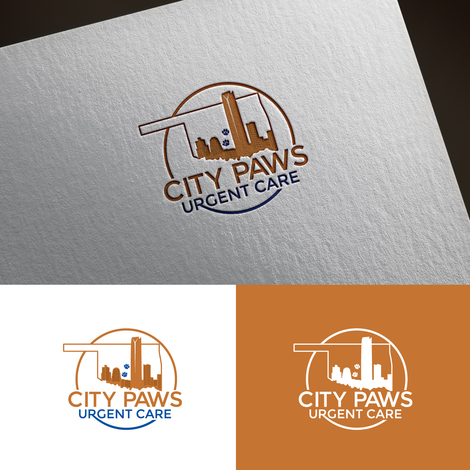 Logo Design by sankar999 for City Paws Urgent Care  | Design #26522972