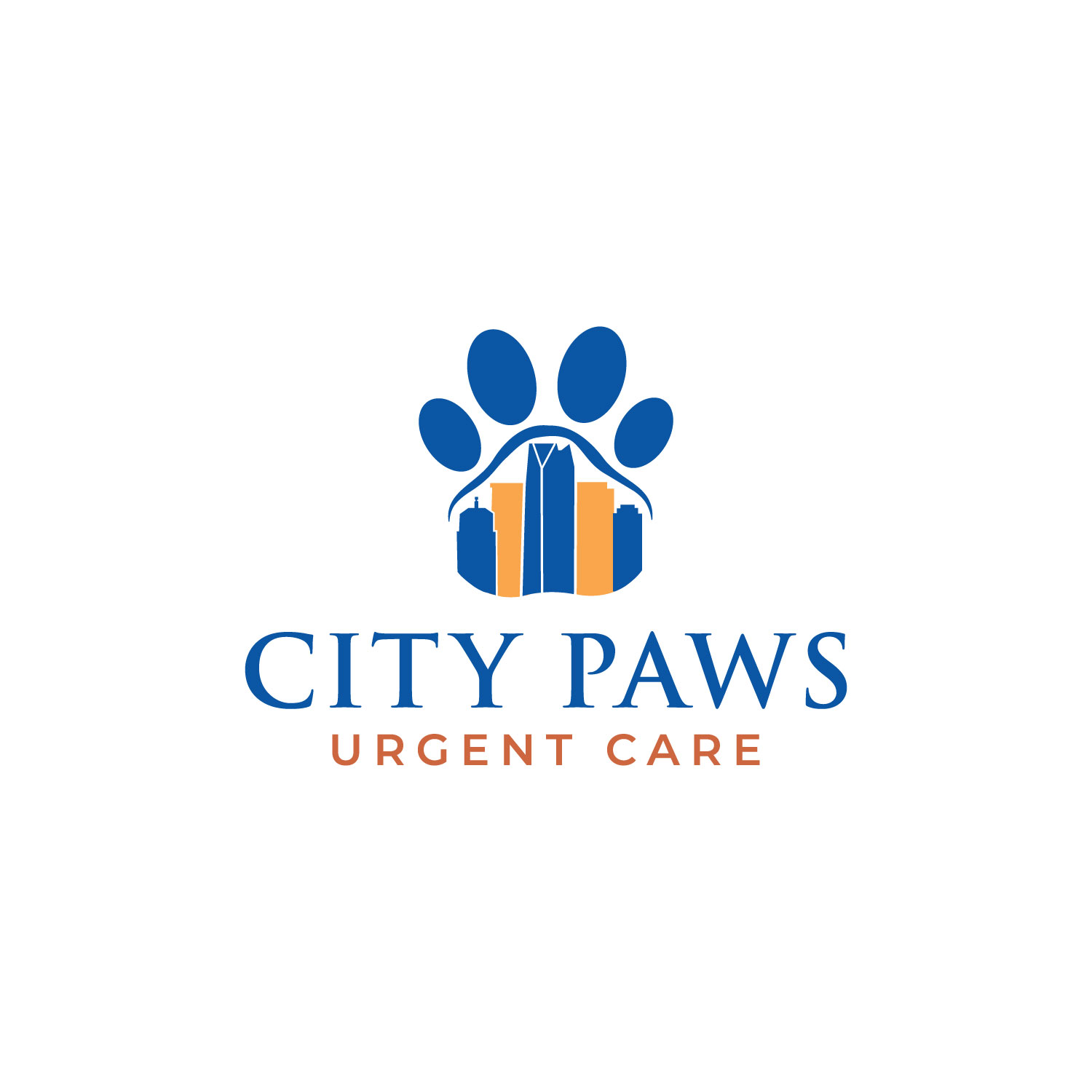 Logo Design by RAMDHONU for City Paws Urgent Care  | Design #26523442