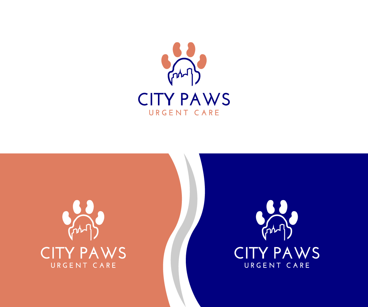 Logo Design by fauzan harun for City Paws Urgent Care  | Design #26525018