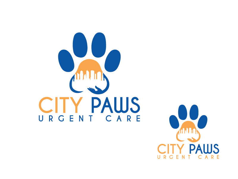 Logo Design by adnan001 2 for City Paws Urgent Care  | Design #26526402