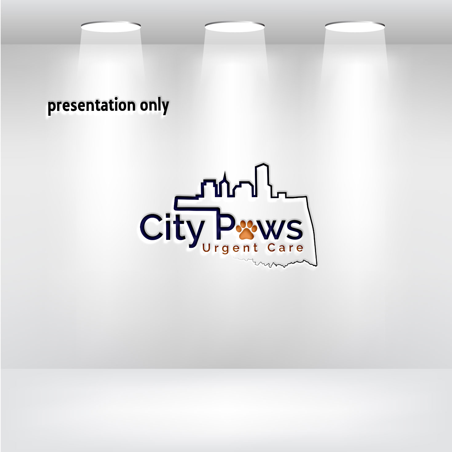 Logo Design by uitaki for City Paws Urgent Care  | Design #26522261