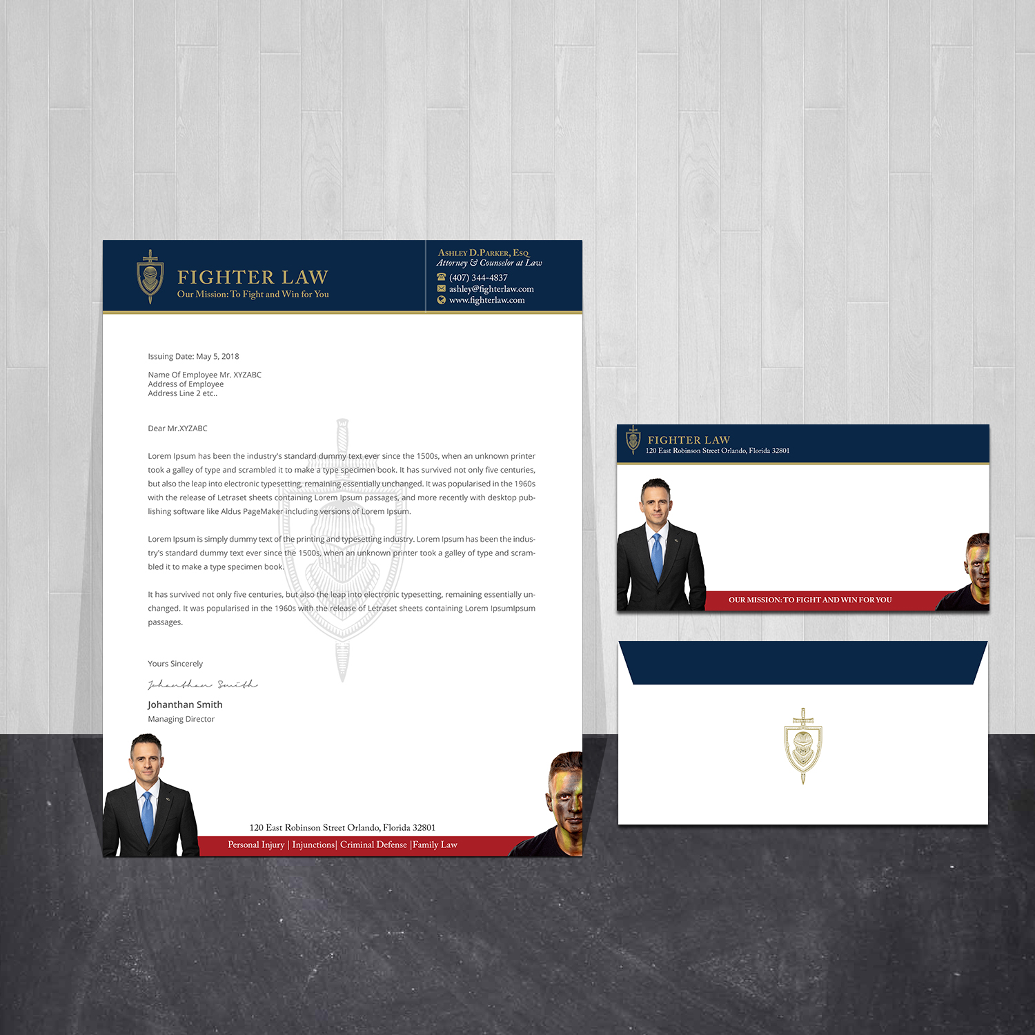 Stationery Design by Creations Box 2015 for this project | Design #26531402