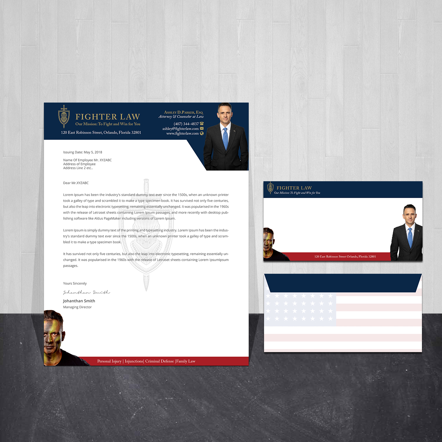 Stationery Design by Creations Box 2015 for this project | Design #26532213