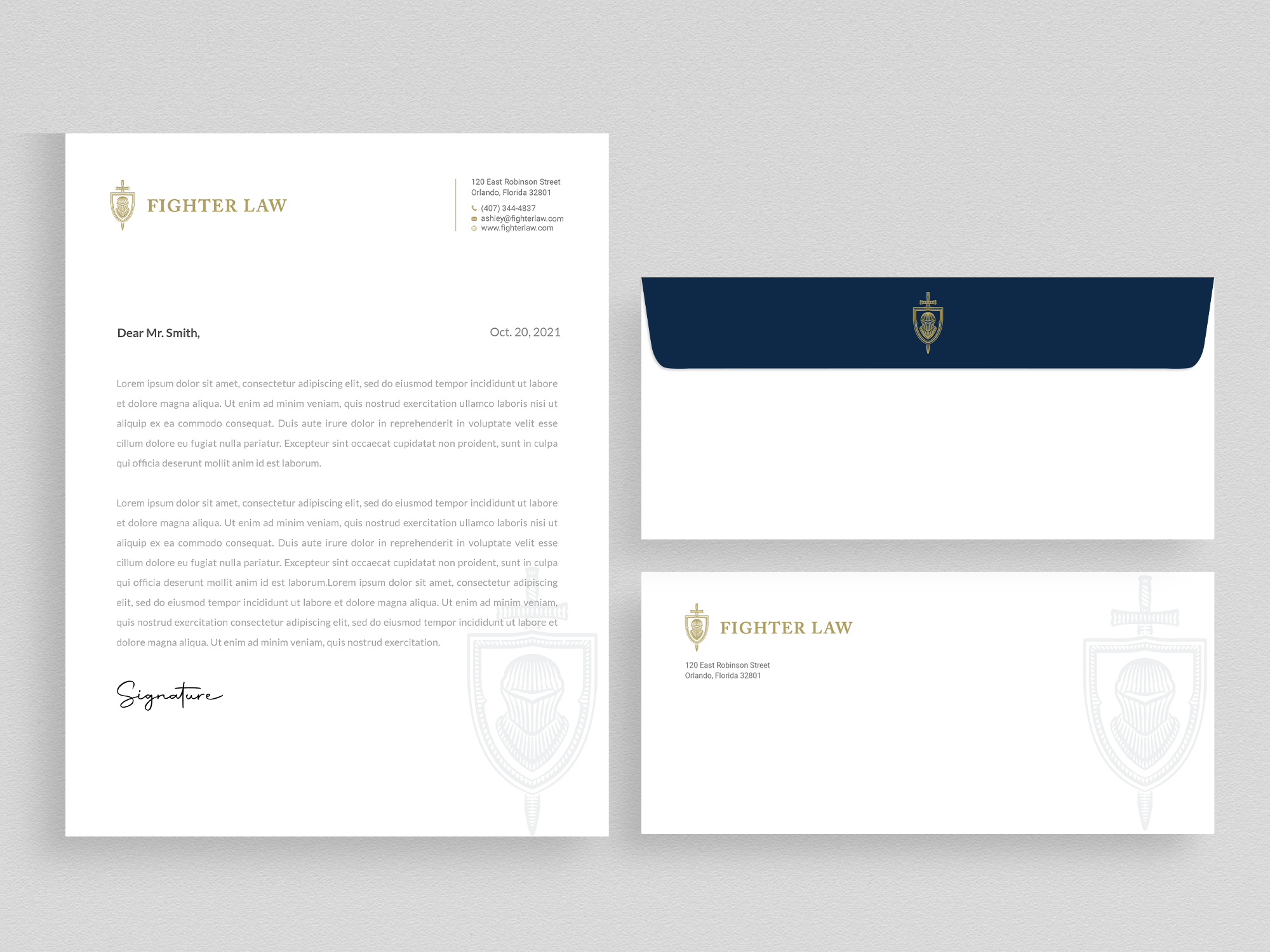 Stationery Design by Right_D for this project | Design #26520725