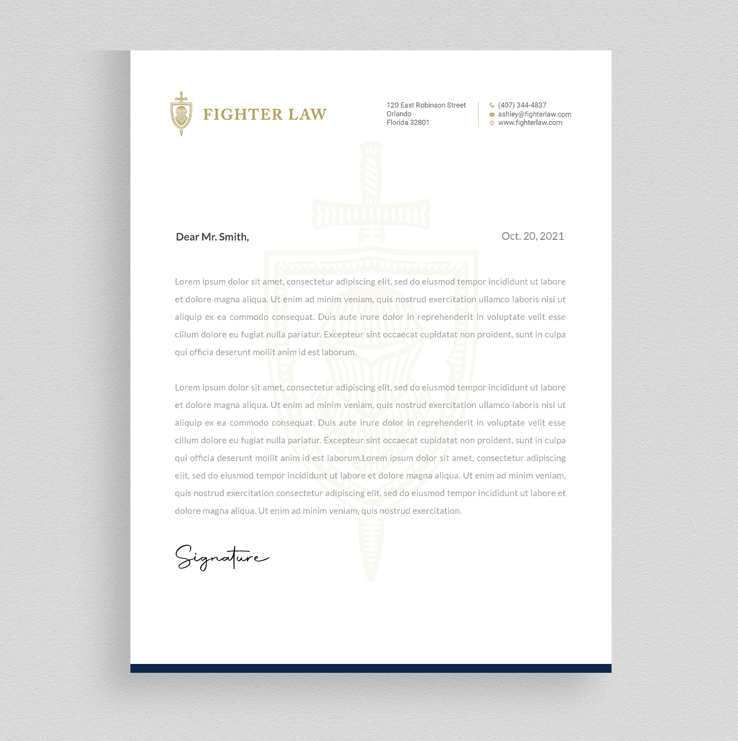 Stationery Design by Right_D for this project | Design #26521066