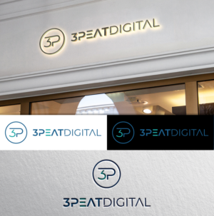 3Peat Digital  | Logo Design by Blessing Angel