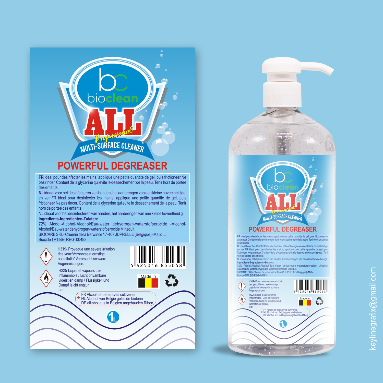 Label Design by Sajal Samaddar for biocare srl | Design #26562705