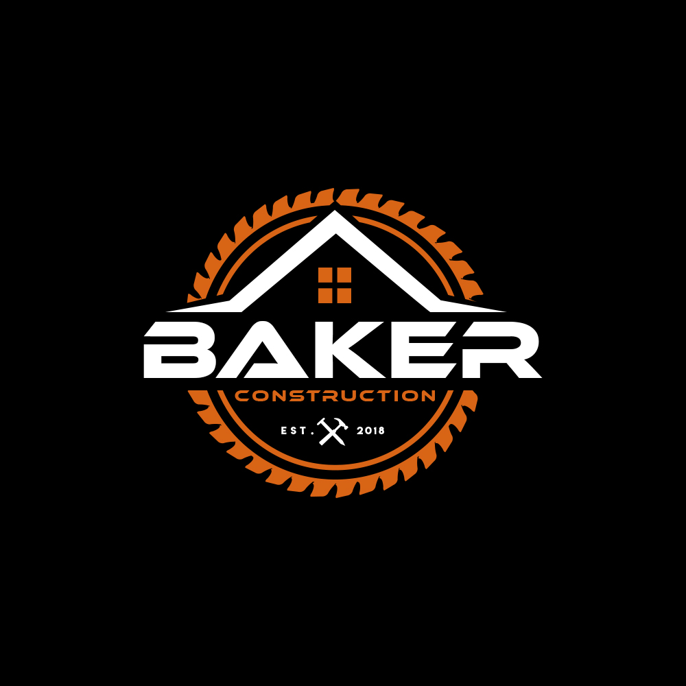 Logo Design by PsyPen for Baker Construction | Design #26529633