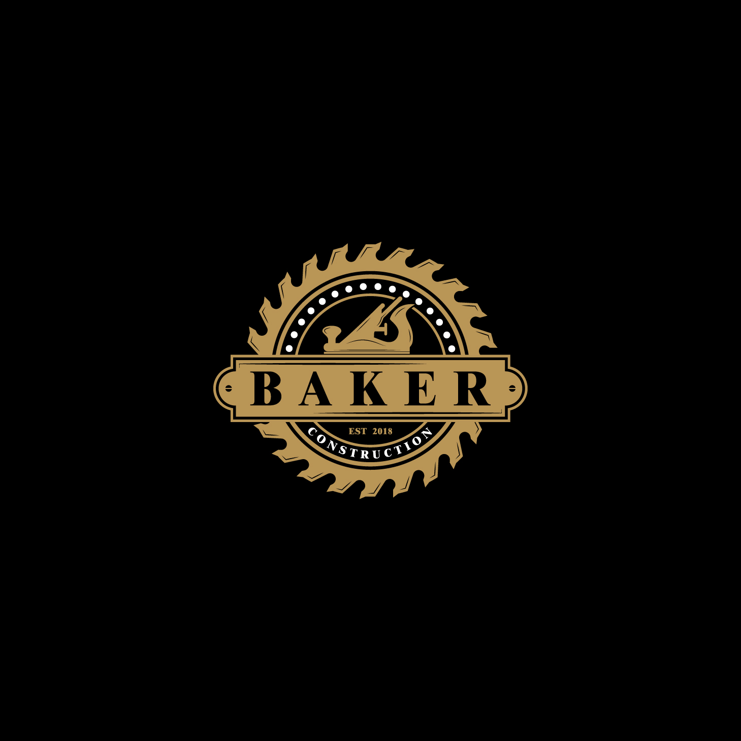 Logo Design by 4tech services for Baker Construction | Design #26527356