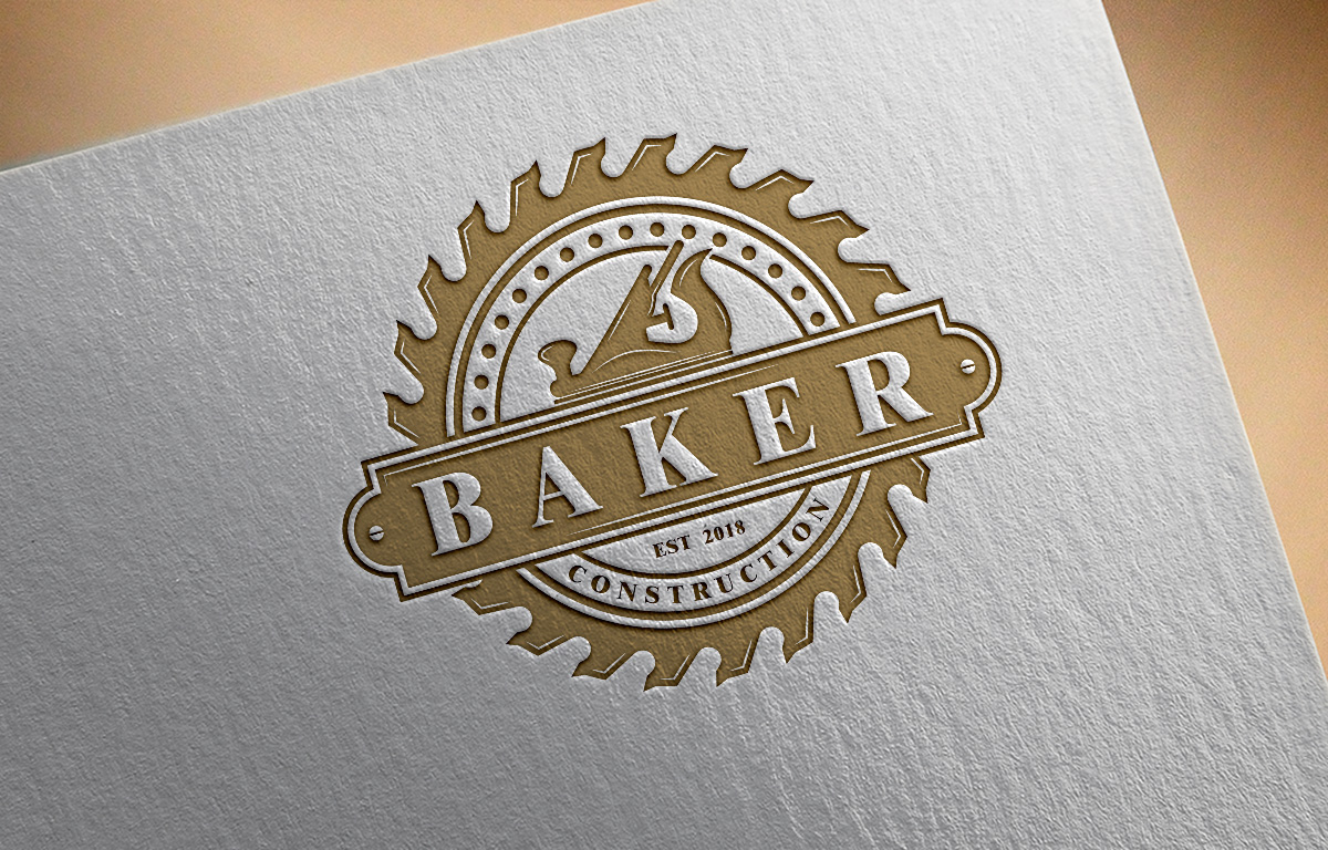 Logo Design by 4tech services for Baker Construction | Design #26527357