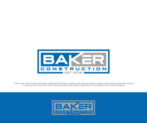 Logo Design by TrisDesign for Baker Construction | Design: #26616331