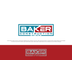 Logo Design by TrisDesign for Baker Construction | Design: #26616335
