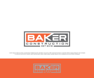 Logo Design by TrisDesign for Baker Construction | Design: #26616337